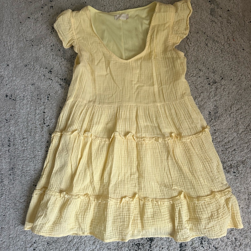 Altar’d State Yellow Dress